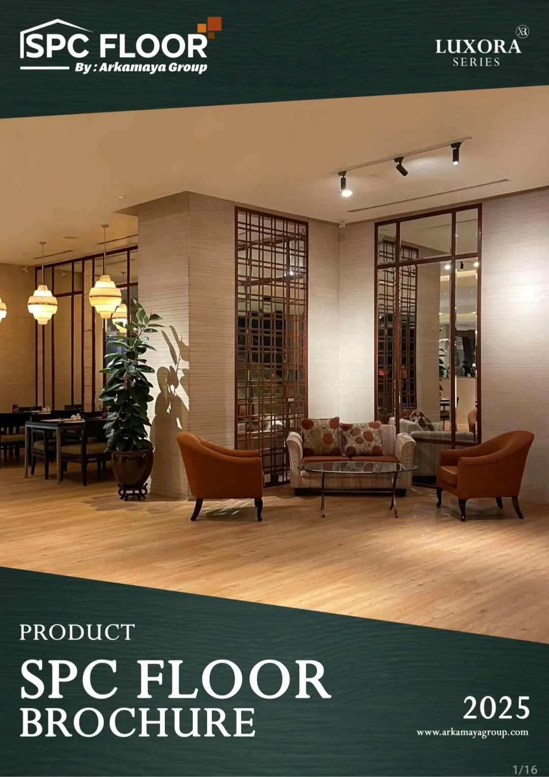 Arkamaya Lantai SPC Wood Stone Series